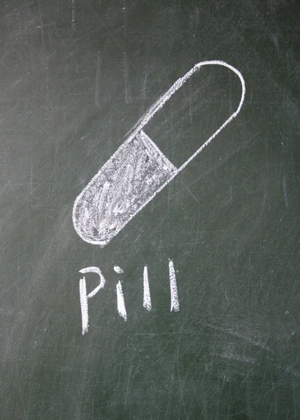 Pill sign — Stock Photo, Image