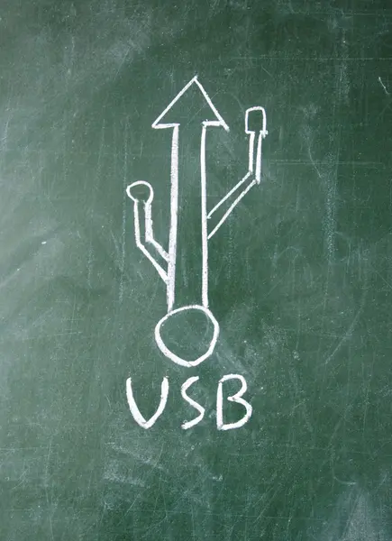 USB jel — Stock Fotó