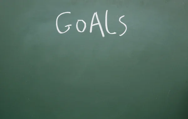 Goals title — Stock Photo, Image