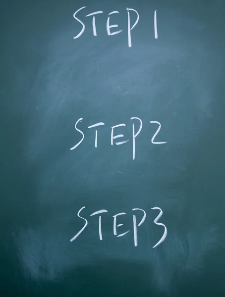 Step sign — Stock Photo, Image