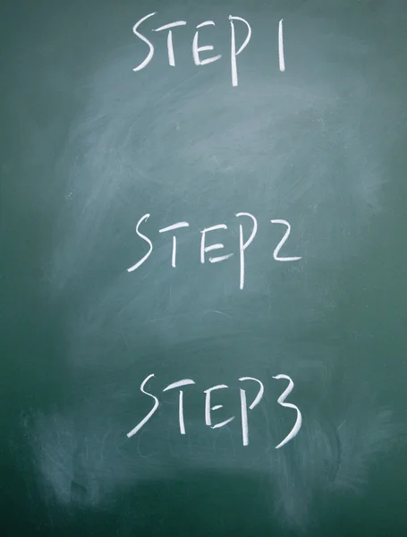 Step sign — Stock Photo, Image