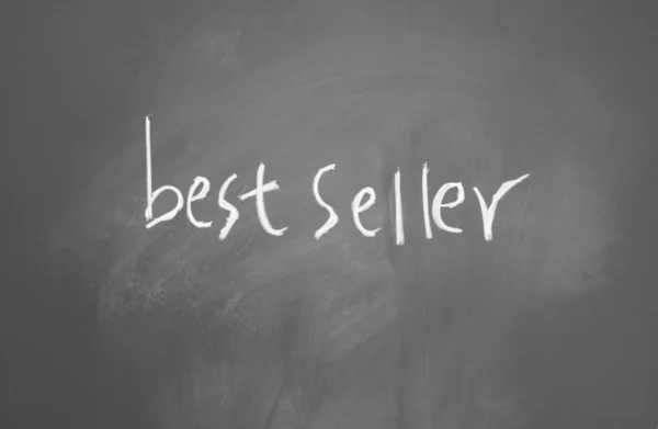 Καλύτερη πωλητή τίτλο γραμμένα με κιμωλία στο blackboard — Φωτογραφία Αρχείου