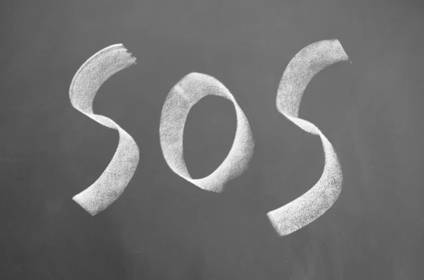 SOS symbool — Stockfoto