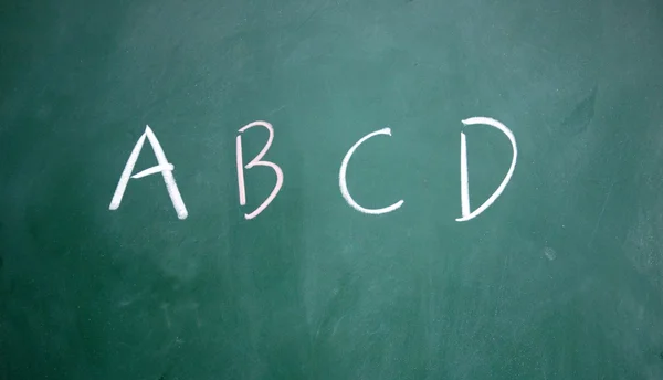 A? B? C? D-szimbólum — Stock Fotó