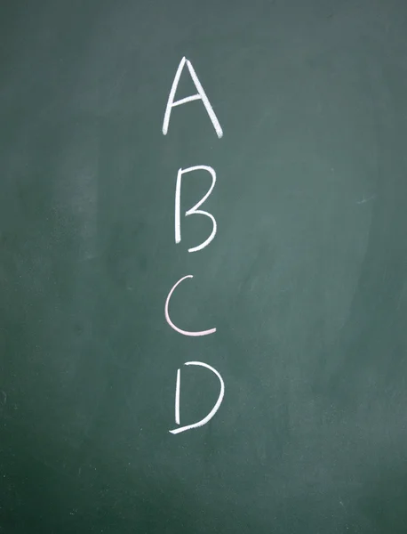 A? B? C? D symbol — Stock fotografie