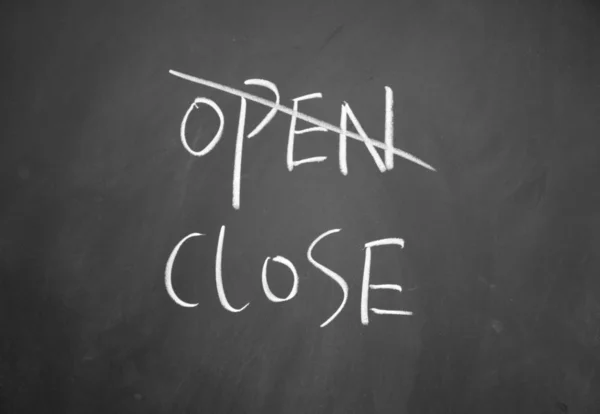 Volba otevřít a zavřít — Stock fotografie