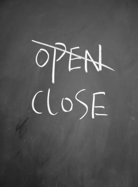 Otwieranie i zamykanie wybór — Zdjęcie stockowe