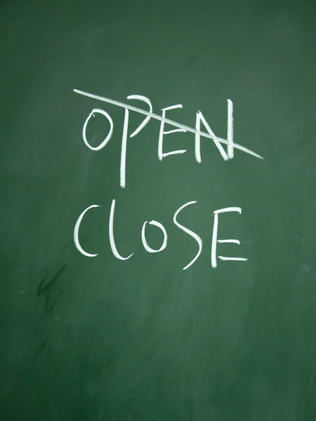 Öppna och stänga val — Stockfoto