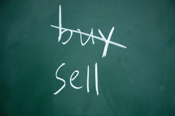 Nakupovat a prodávat volba — Stock fotografie