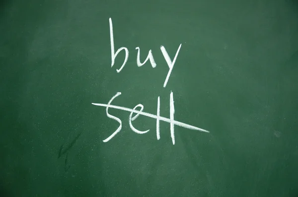 Wahl kaufen und verkaufen — Stockfoto