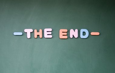 The end title clipart