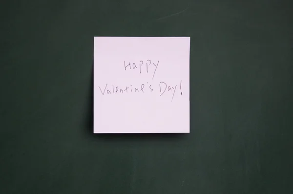 Happy valentine note — Stock Photo, Image
