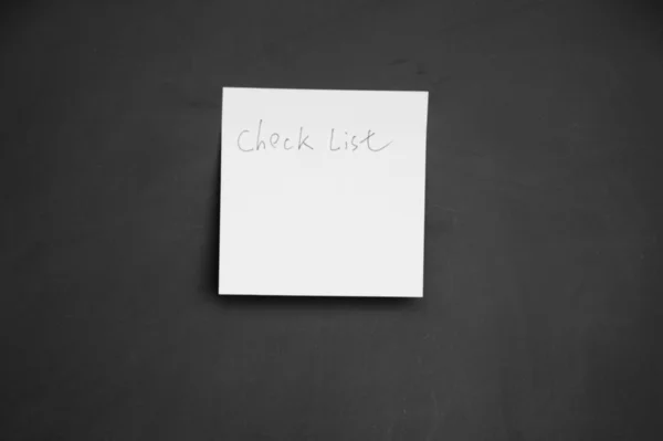 Check list note — Stock Photo, Image