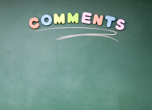 Comments title — Stock Photo, Image