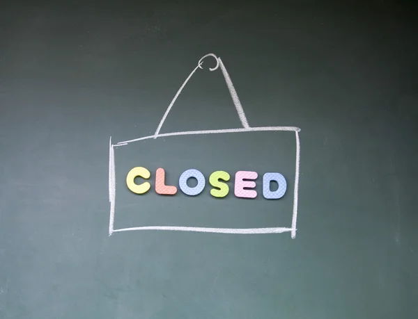 Closed sign — Stock Photo, Image
