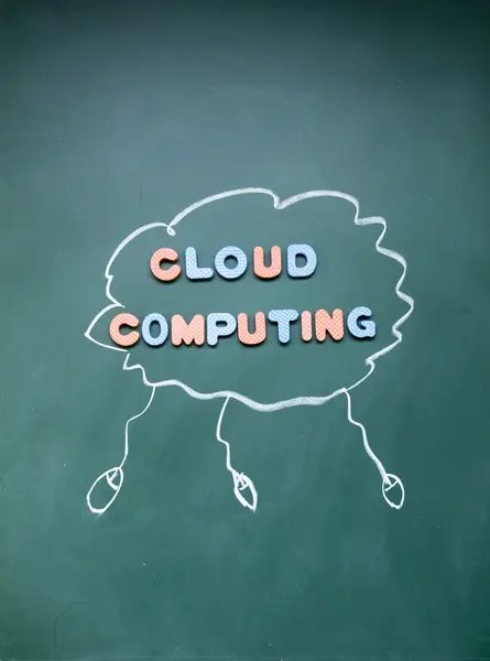 Signo de computación en nube —  Fotos de Stock
