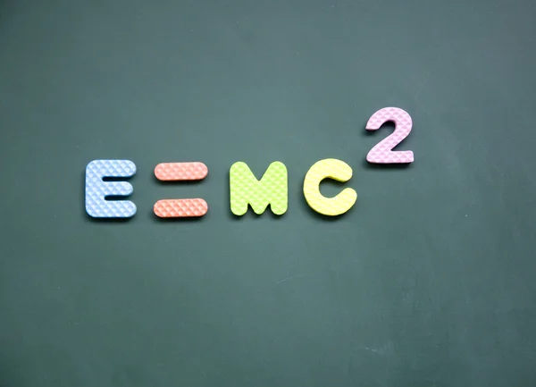 E = mc2- tegn - Stock-foto