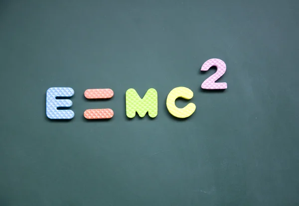 E = mc2 sign — стоковое фото