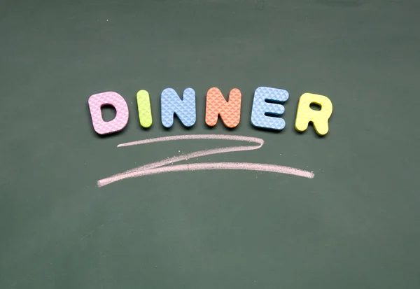Dinner title — Stock Photo, Image