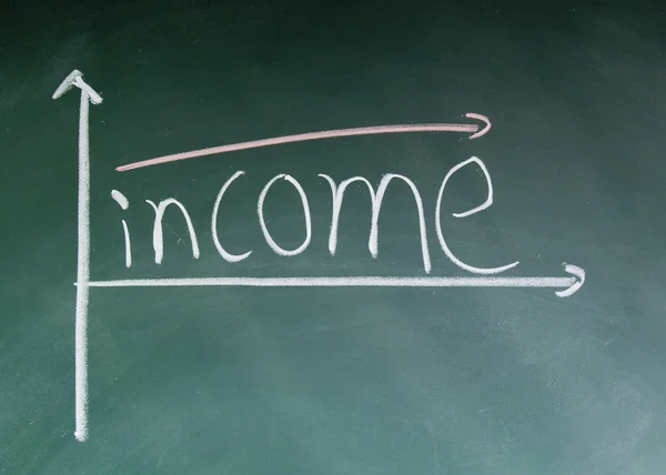 Símbolo de ingresos — Foto de Stock