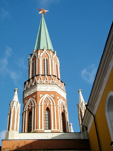 Mosca Cremlino Nikolskaya Tower 2011 — Foto Stock