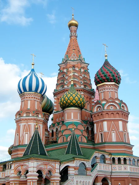 Moskou torens van saint basil de gezegende 2011 — Stockfoto