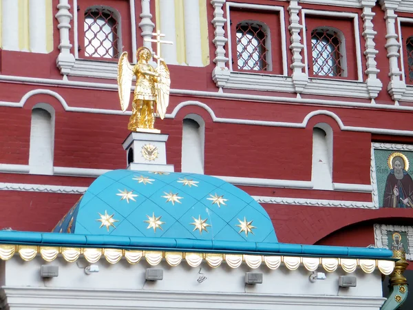 Moscow Iberian Gate Angel 2011 — Stock Photo, Image