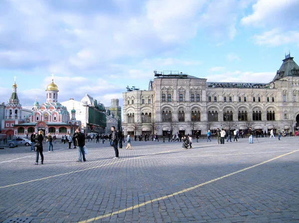 Moscú Plaza Roja adoquines 2011 — Foto de Stock