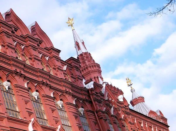 Два Москви шпилі 2011 історичний музей — стокове фото