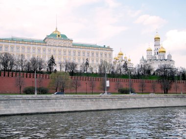 Moscow Kremlin Palace and Cathedrals 2011 clipart