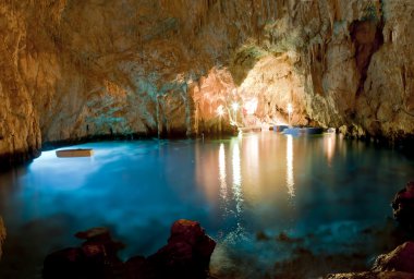 Cave esmerald : Conca dei Marini (SA) Italy clipart