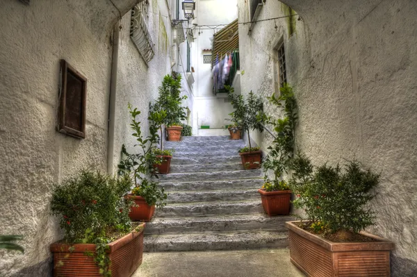 Callejón típico de Amalfi (SA ) — Foto de Stock