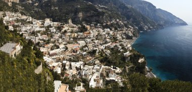 Positano büyük peyzaj
