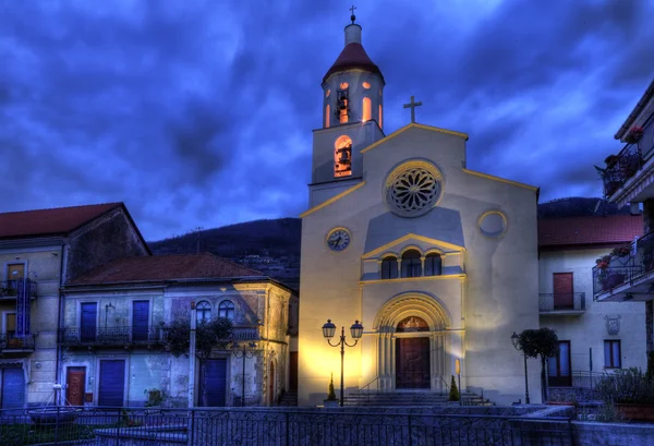 Church of St. Matthew the Apostle. Location: Agerola / Bomerano — Stock Photo, Image