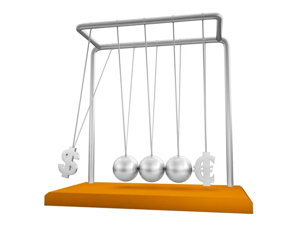 Bolas de equilíbrio berço de Newton — Fotografia de Stock