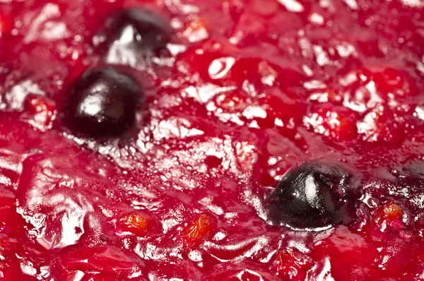 Červené ovocné želé — Stock fotografie