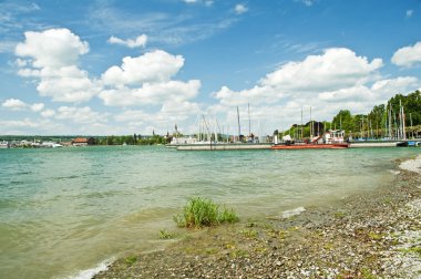 konstanz Bodensee Almanya görünümüne