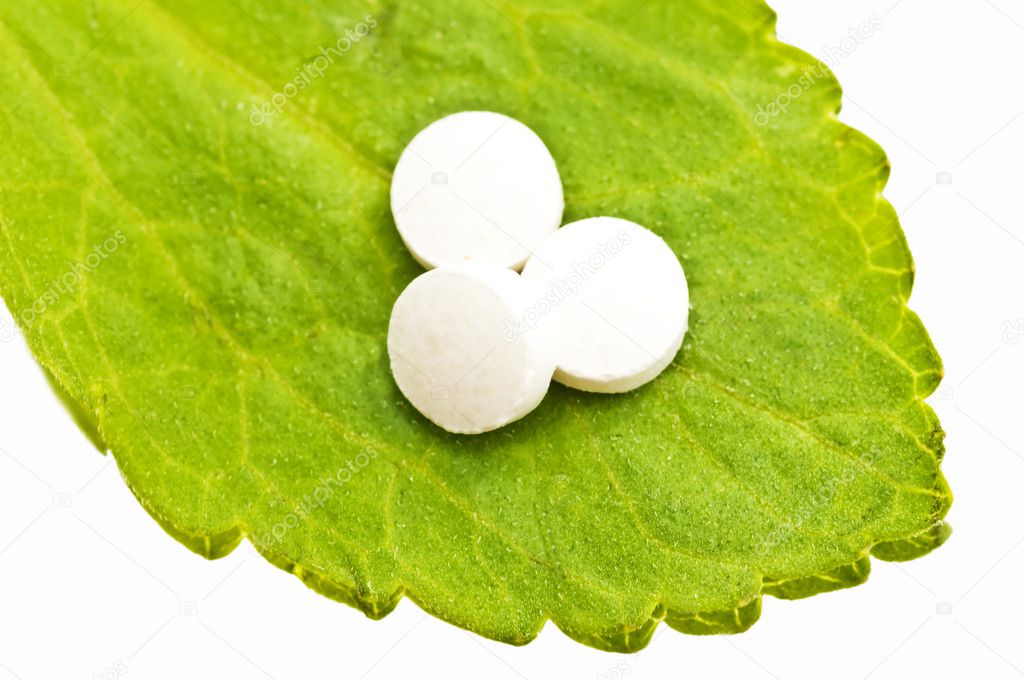 Stevia rebaudiana, support for sugar,tablets