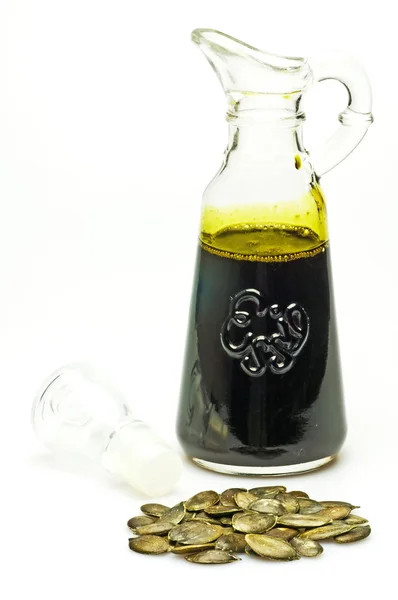 Dýňový olej se semeny — Stock fotografie