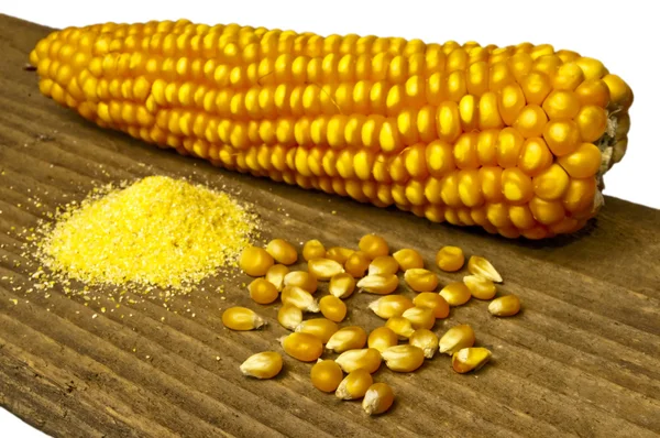 Corn with polenta — Stock Photo, Image