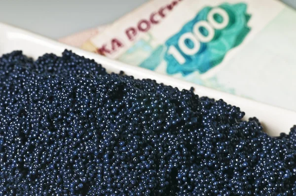 Caviar y Rubel — Foto de Stock