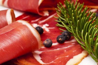 Smoked ham of the Black Forest clipart