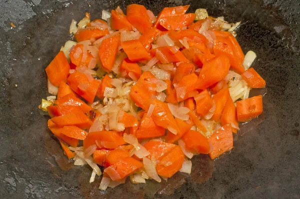 Baked carrots — Stock Photo, Image