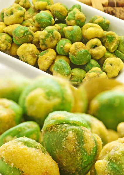 녹색와 사비 완두콩 — 스톡 사진