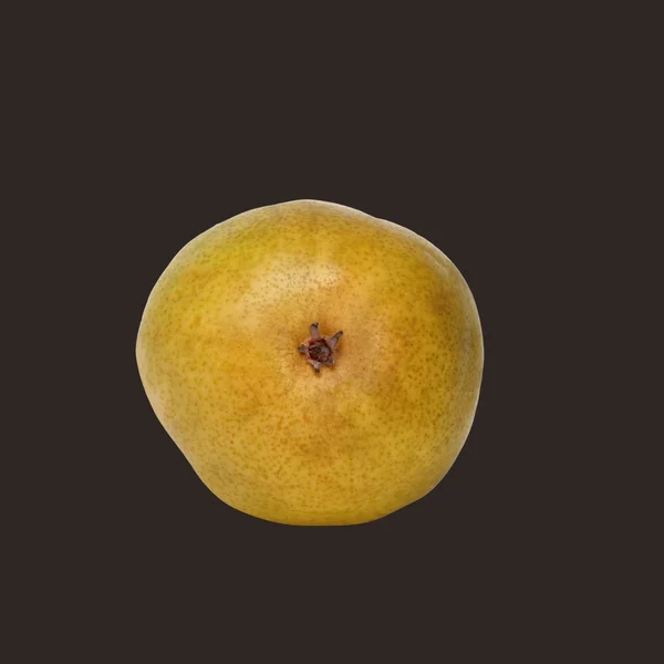 Eine gelbe Birne mit Hintern. — Stockfoto