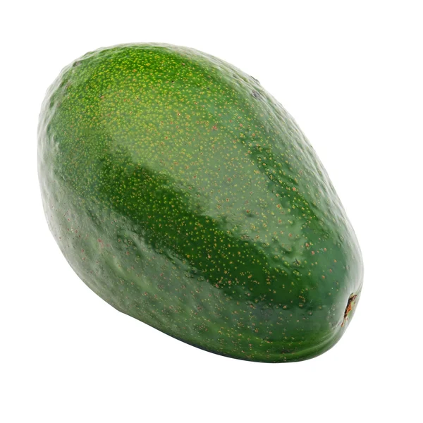 O fruto do abacate sobre um fundo branco — Fotografia de Stock