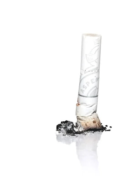 stock image White cigarette stub