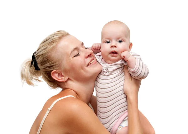 Mother and child isolated — Stock Photo, Image