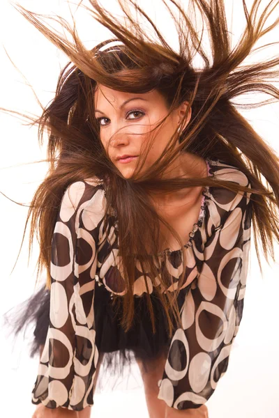 Flying hair — Stock Photo, Image