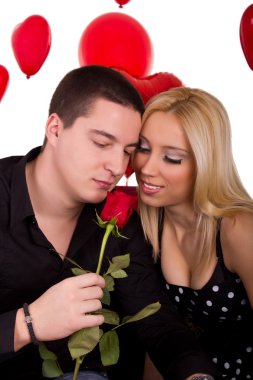 Beautiful couples in love clipart